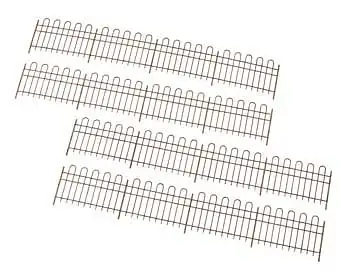 Atlas O 4001005 O Scale Classic Hairpin-Style Super Flex Fence - Kit (Laser-Cut Material) -- 28" 71.1cm