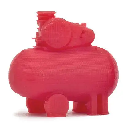 Atlas O 4002021 O Scale Short Air Compressor - 3D Printed -- pkg(4)