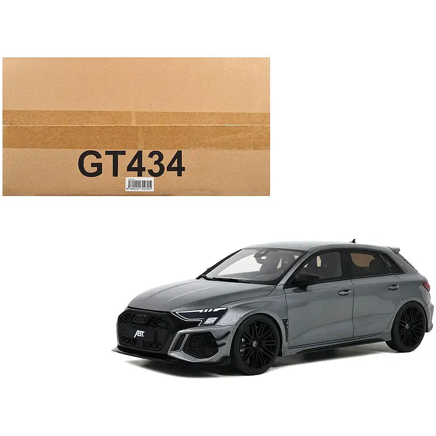 Audi ABT RS3-R Daytona Gray Metallic 1/18 Model Car by GT Spirit