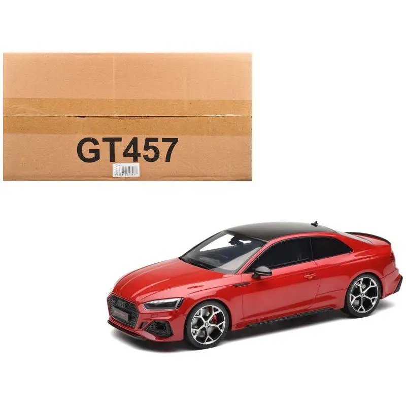 Audi RS 5 Competition Red with Black Top 1/18 Model Car by GT Spirit