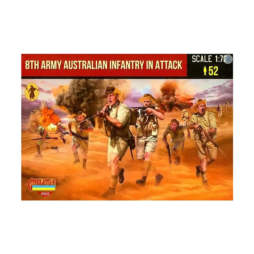8th Army Australian Infantry in Attack
