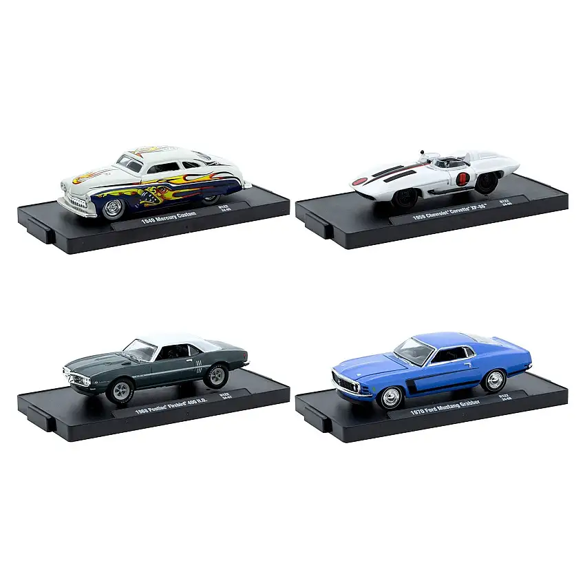 "Auto-Drivers" Set of 4 pieces in Blister Packs Release 122 Limited Edition to 9600 pieces Worldwide 1/64 Diecast Model Cars by M2 Machines