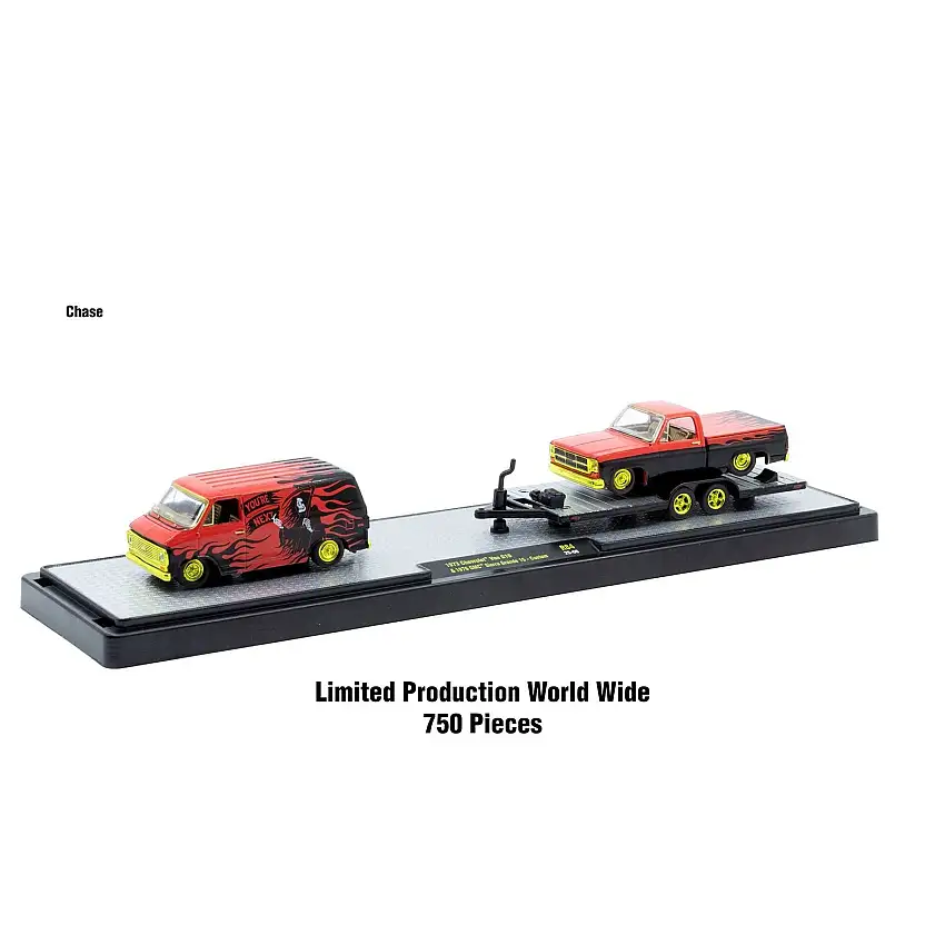 Auto Haulers Set of 3 Trucks Release 84 Limited Edition to 9600 pieces Worldwide 1/64 Diecast Models by M2 Machines