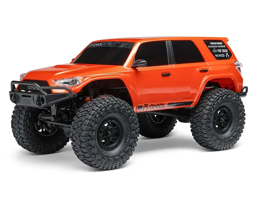 Axial SCX24 Toyota 4Runner 1/24 4WD RTR Scale Mini Crawler (Orange) w/2.4GHz Radio, Battery & Charger