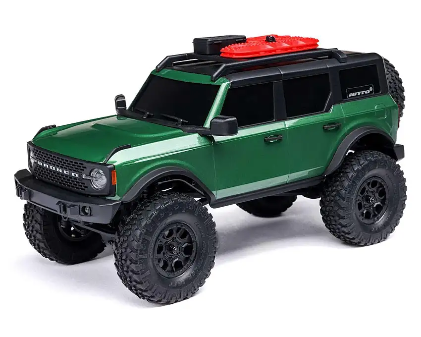 Axial SCX24 Ford Bronco Hard Body 1/24 4WD RTR Scale Mini Crawler (Green) w/2.4GHz Radio, Battery & Charger