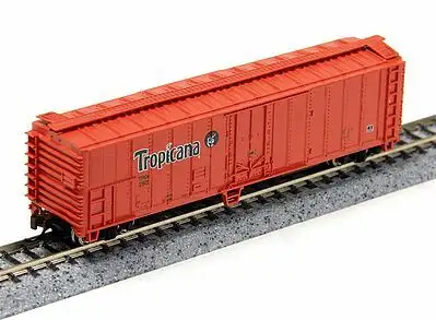 Bachmann 17956 N Scale ACF 50' Steel Mechanical Reefer - Ready to Run -- Tropicana (2012 Version, orange)