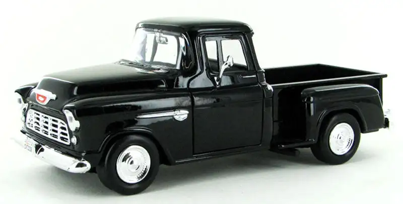 Motormax 73236AC-BK 1/24 Scale 1955 Chevrolet 5100 Stepside Pickup