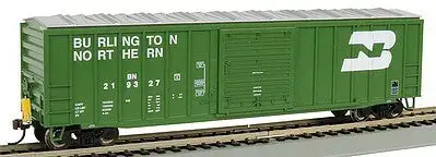 Bachmann 14902 HO Scale ACF 50'6" Boxcar - Flashing Rear End Device BN