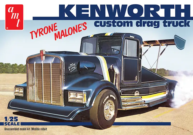 AMT 1157 1/25 Tyrone Malone Kenworth Custom Drag Truck Kit