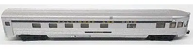 Bachmann 14553 N Scale 85' Fluted-Side Observation w/Lights - Ready to Run -- Baltimore & Ohio