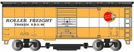 Bachmann 16319 HO Scale Track Cleaning 40' Boxcar with Removable Dry Pad - Ready to Run - Silver Serie -- Timken