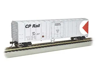 Bachmann 17959 N Scale ACF 50' Steel Mechanical Reefer - Ready to Run - Silver Series(R) -- Canadian Pacific #287217 (silver, red, white, Multimark Logo)