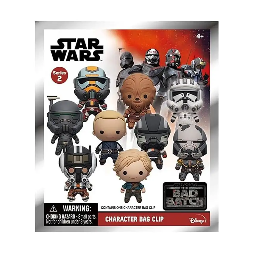 Star Wars Bad Batch 3D Foam Bag Clip Blind Bag