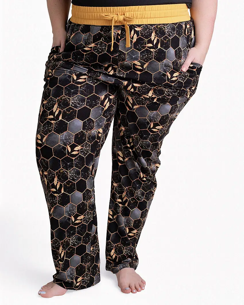 Midnight Honey | Men's Bamboo Relaxed Lounge Pajama Pants