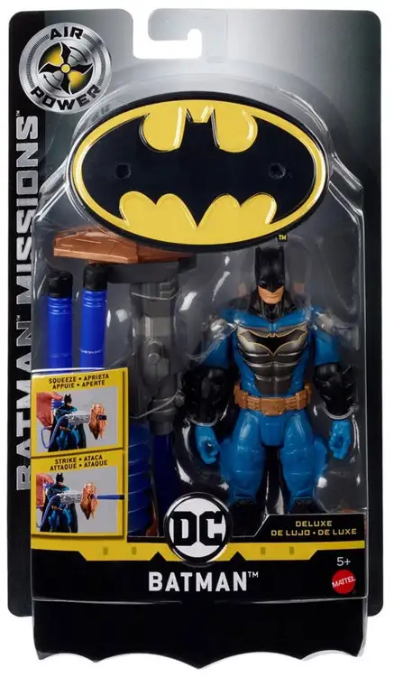 DC Batman Missions Batman Deluxe Action Figure [Air Power, Damaged Package]