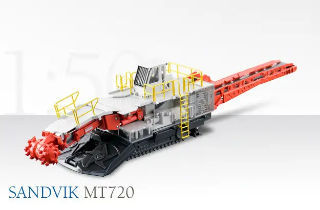 Conrad 2513 1/50 Scale Sandvik Mt720 Roadheader