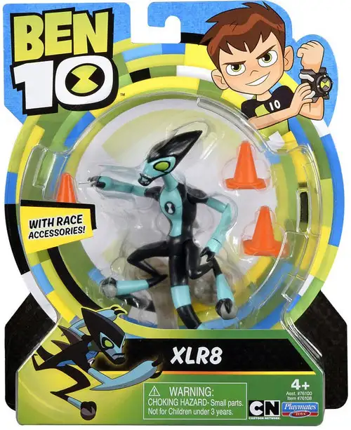 Ben 10 Basic XLR8 Action Figure [Race Accessories, Damaged Package]