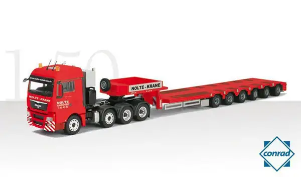 Conrad 70178-04 1/50 Scale Nolte - Man Tgx Xlx Slt 4-Axle Truck