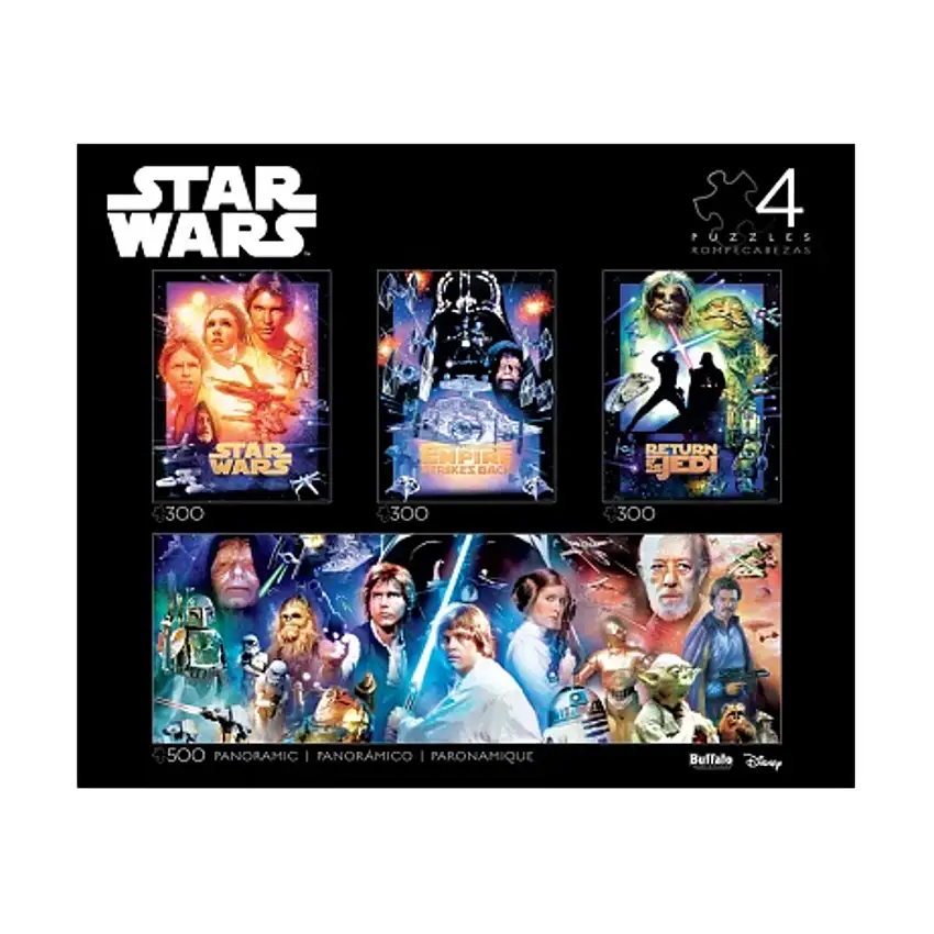 Star Wars Collector's Edition 4-in-1 Puzzle Multipack
