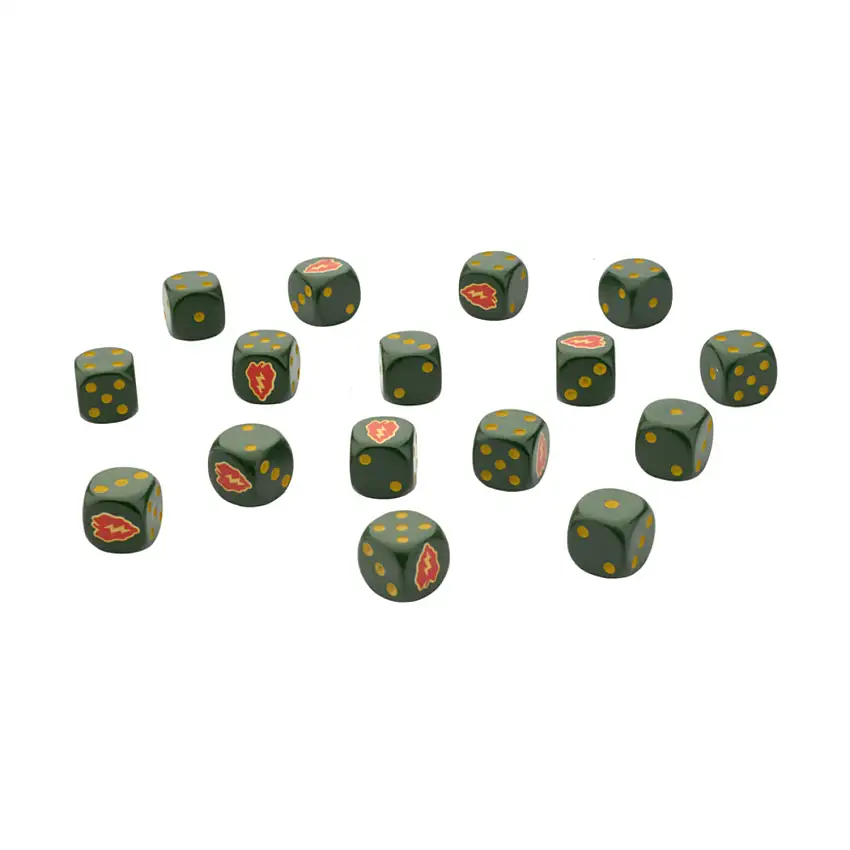 Tropic Lightning Dice (16)
