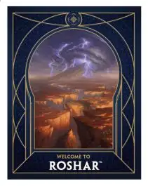BGM9155 Brotherwise Games Cosmere Role Playing Game: Stormlight - Welcome to Roshar Setting Guide (Softcover)