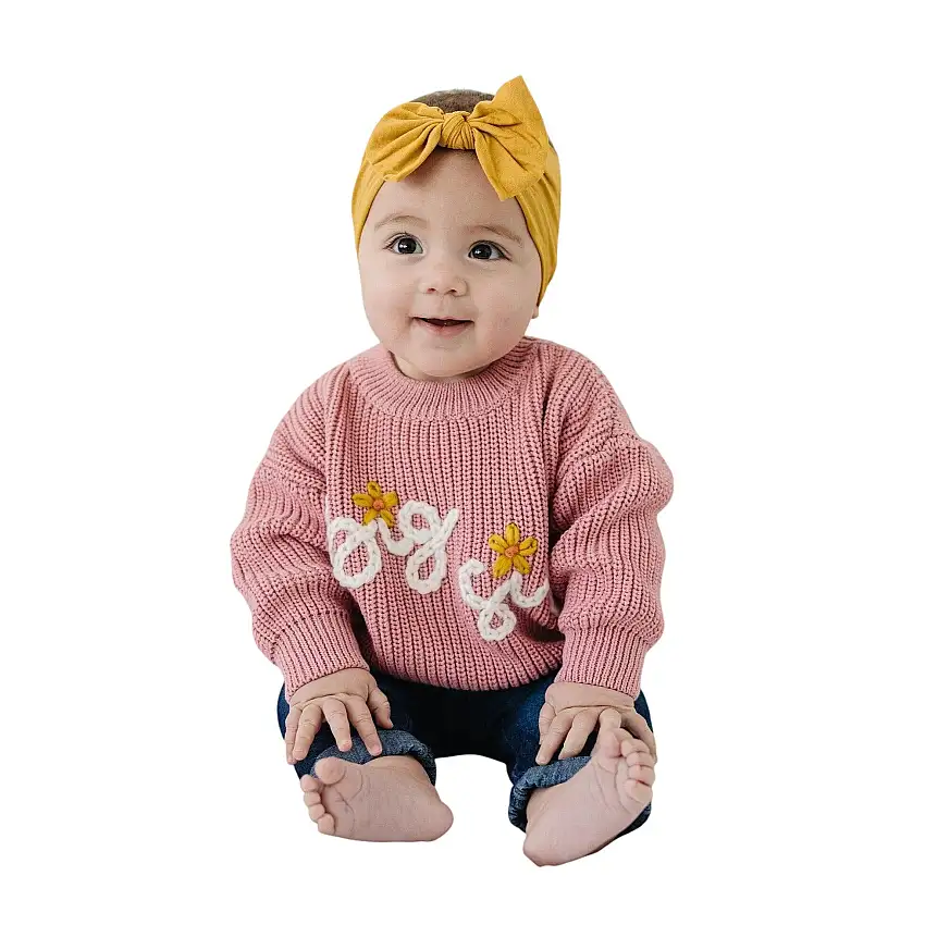 Big Sis Hand Embroidered Sweater