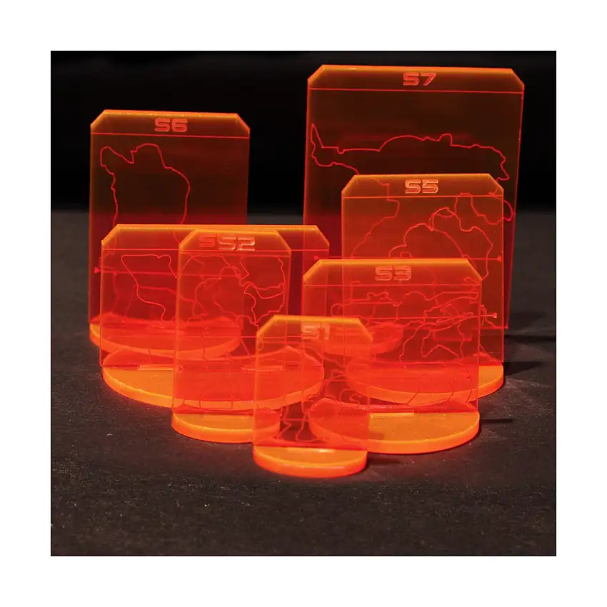 Silhouette Marker Set - Fluor Green