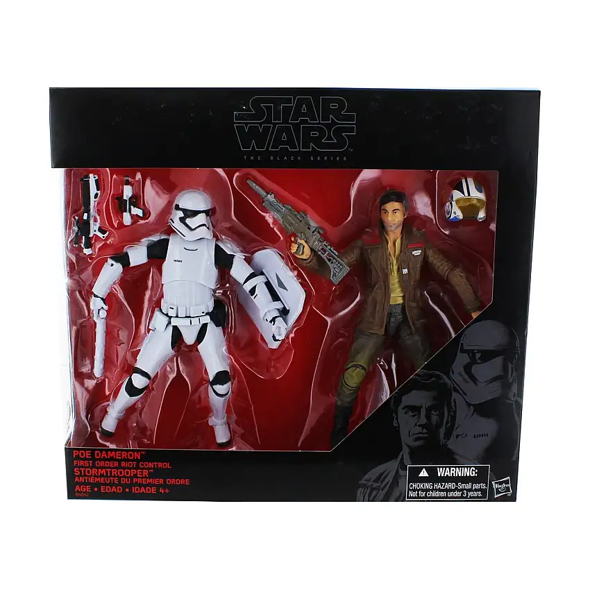 Poe Dameron & First Order Riot Control Stormtrooper