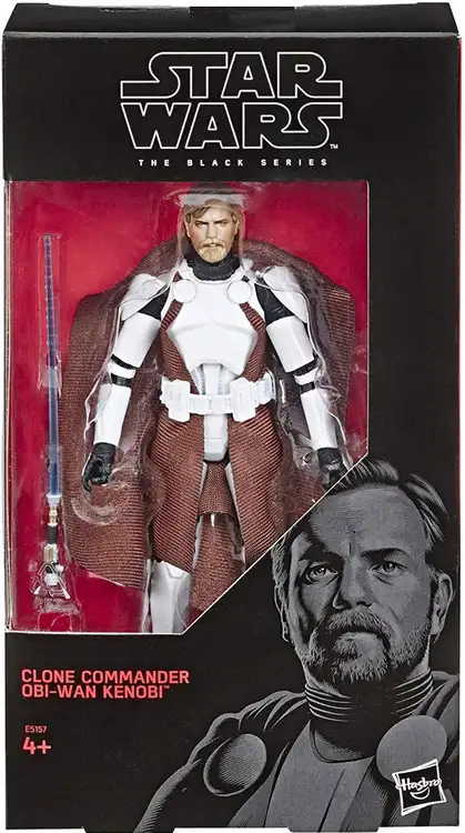 Star Wars Black Series Clone Commander Obi-Wan Kenobi Exclusive Action Figure