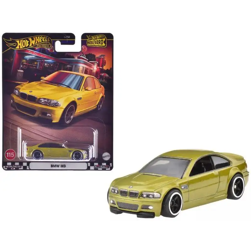 BMW M3 Gold Metallic "Boulevard" Series Diecast Model Car by Hot Wheels