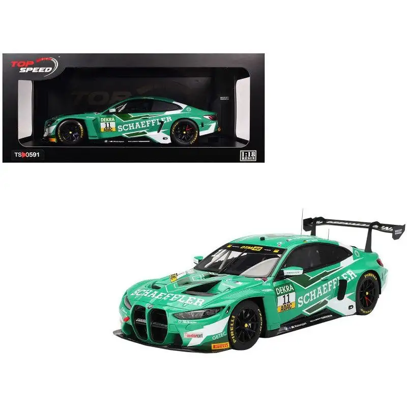 BMW M4 GT3 #11 Marco Wittmann "Schubert Motorsport" "Deutsche Tourenwagen Masters" (2024) 1/18 Model Car by Top Speed