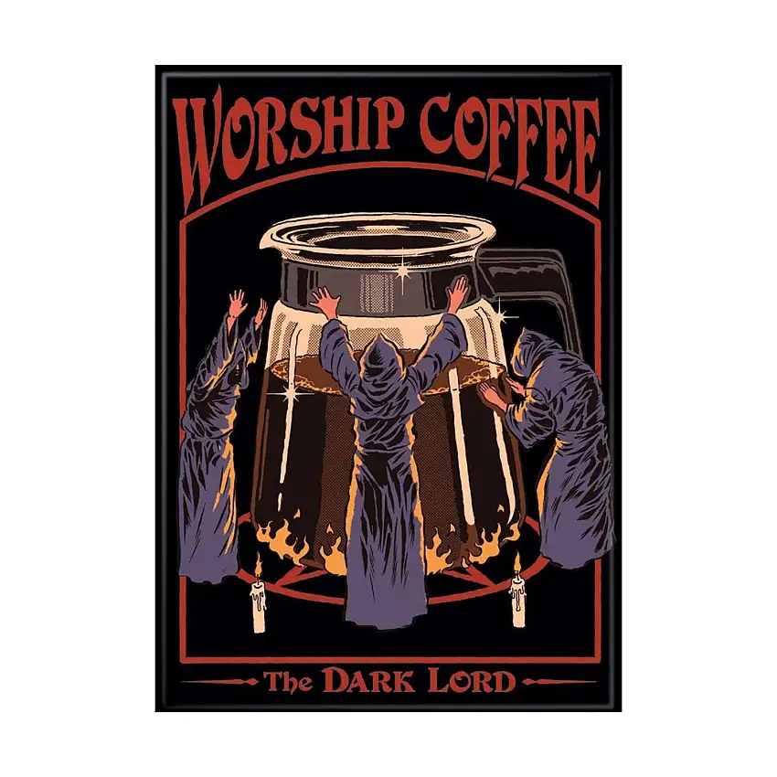 Worship Coffee Magnet