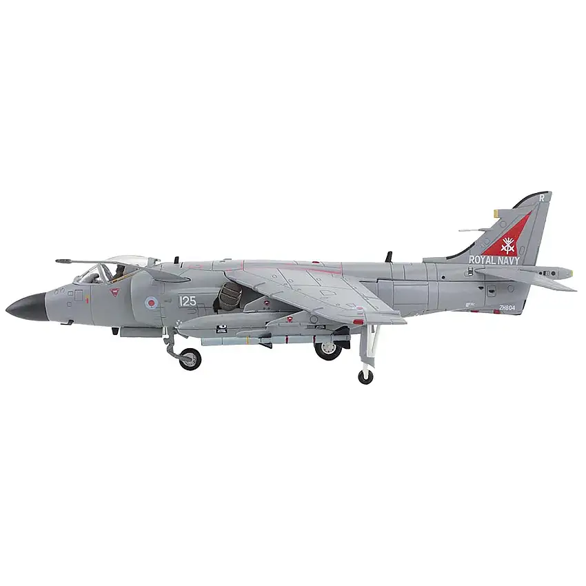 British Aerospace Sea Harrier FA.2 Aircraft with Sea Eagle Missiles "ZH804 Fairford" (2002) British Royal Navy "Air Power Series" 1/72 Diecast Model by Hobby Master