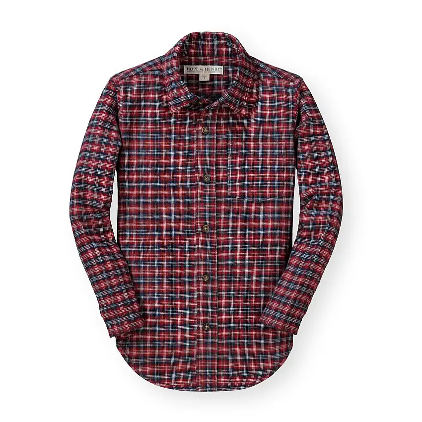 Brushed Flannel Button Down Shirt - Baby