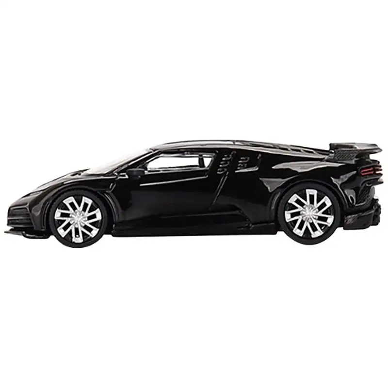 Bugatti Centodieci Black Limited Edition to 3600 pieces Worldwide 1/64 Diecast Model Car by Mini GT