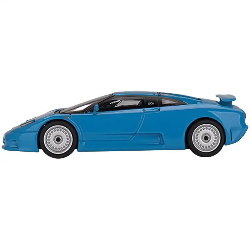 Bugatti EB110 GT Blu Bugatti Blue Limited Edition to 4200 pieces Worldwide 1/64 Diecast Model Car by Mini GT