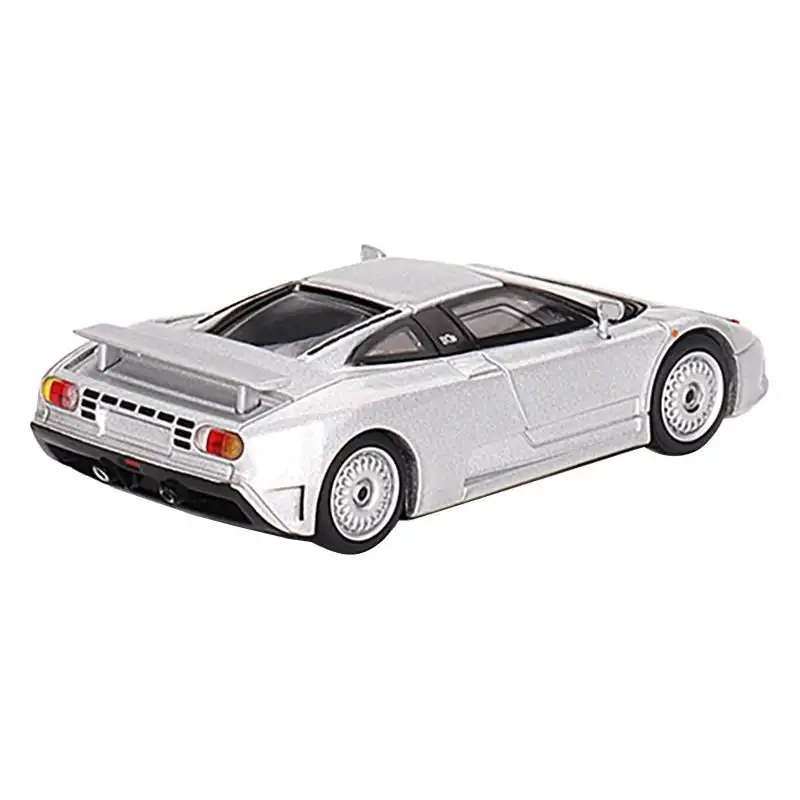 Bugatti EB110 GT Grigio Chiaro Silver Metallic Limited Edition to 3600 pieces Worldwide 1/64 Diecast Model Car by Mini GT