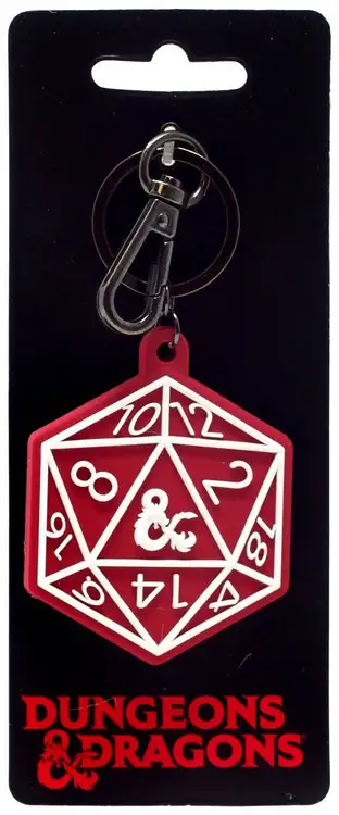 Dungeons & Dragons 20-Sided Dice Keychain