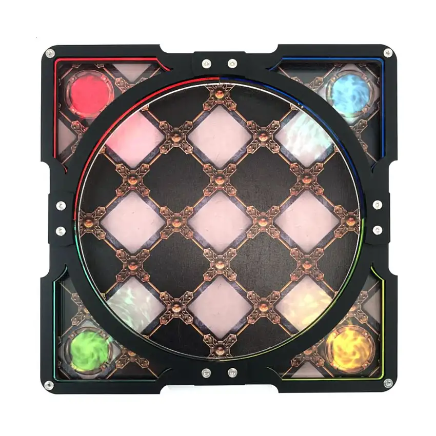 10" x 10" Dice Tray - Sorcerer's Lab w/Vegan Leather