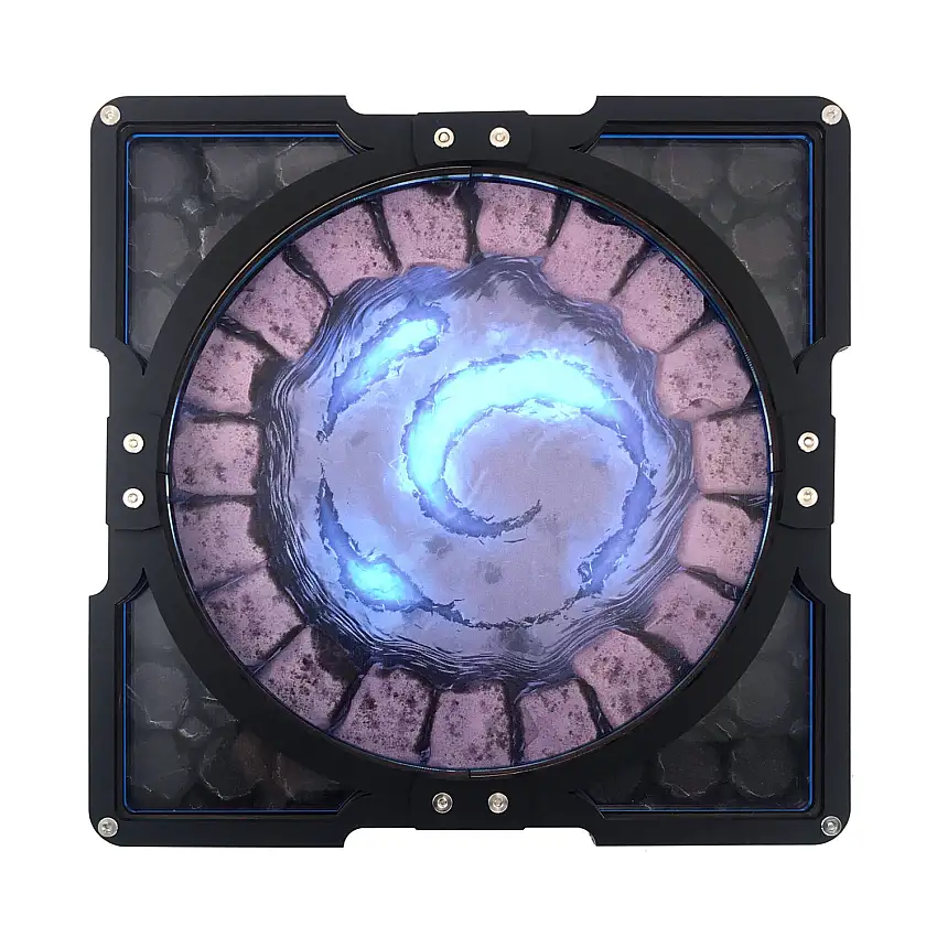 10" x 10" Dice Tray - Enchanted Well w/Vegan Leather