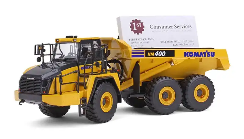 First Gear 50-3347B 1/50 Scale Komatsu Hm400-5 Dump Business Card Holder