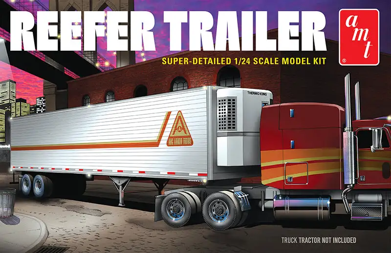 AMT 1170 1/24 Reefer Trailer Plastic Model Kit
