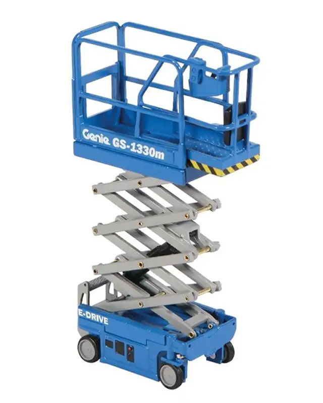 NZG 1008 1/32 Scale Genie Gs-1330 Scissor Lift Features: Steerable Front Axle