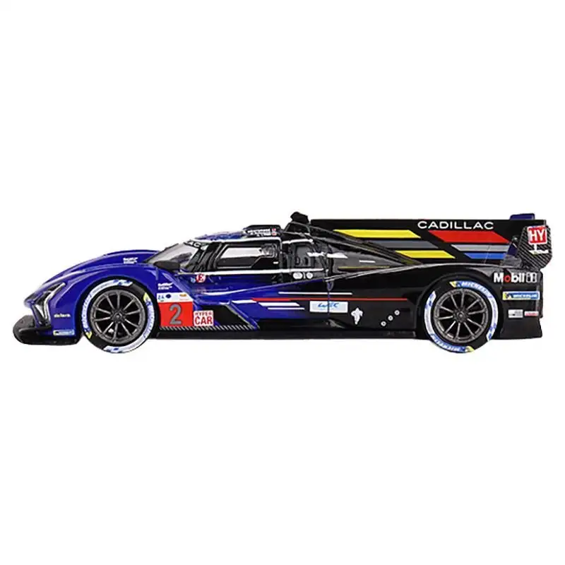 Cadillac V-Series.R #2 Earl Bamber - Alex Lynn - Richard Westbrook "Cadillac Racing" 3rd Place "24 Hours of Le Mans" (2023) Limited Edition to 5400 pieces Worldwide 1/64 Diecast Model Car by Mini GT