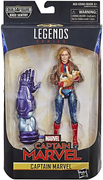 Marvel Legends Kree Series Captain Marvel Action Figure [Bomber Jacket, Loose]
