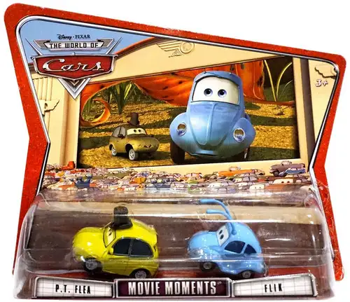 Disney / Pixar Cars The World of Cars Movie Moments Flik & PT Flea Diecast Car 2-Pack [Damaged Package]