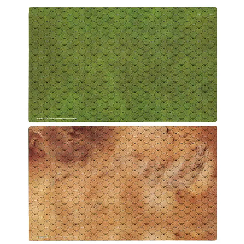 BattleTech BattleMat: FieldTech - BattleTech Grasslands/Desert