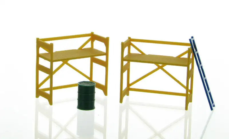 3D To Scale 50-150-Y 1/50 – Scaffolding Set Yellow Diorama Structure