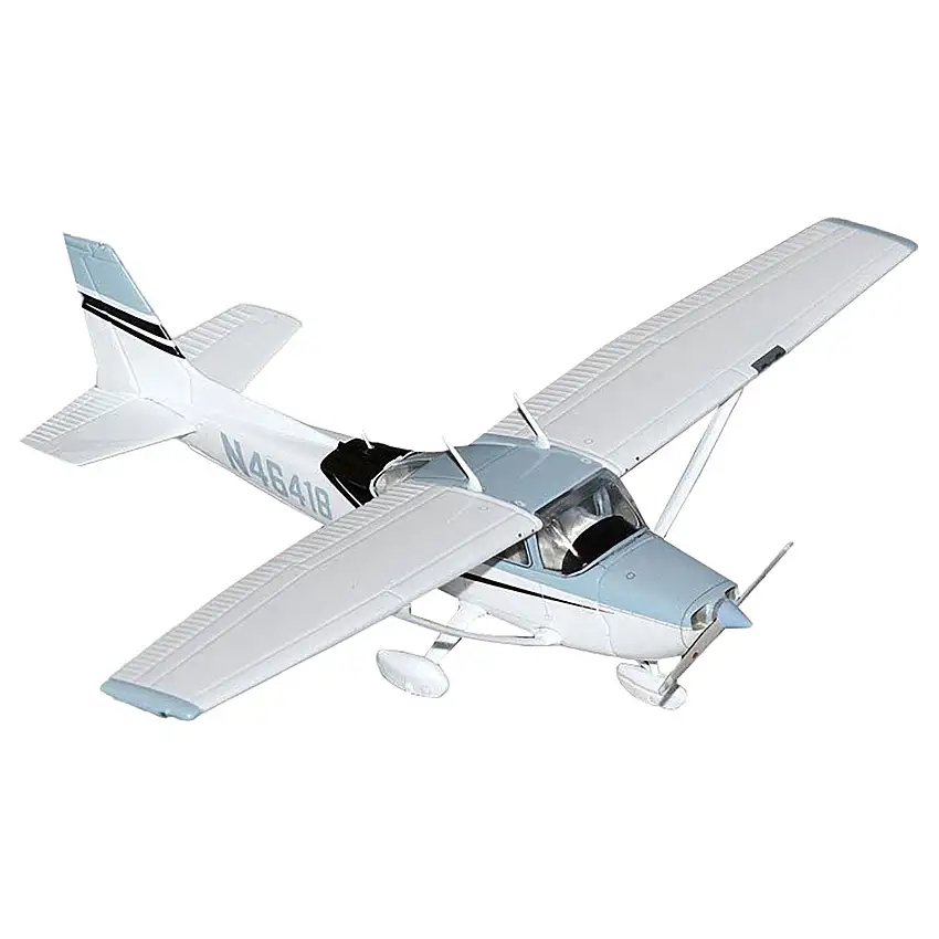 Cessna 172 Skyhawk Aircraft "N46418" Light Blue and White "Gemini General Aviation" Series 1/72 Diecast Model Airplane by GeminiJets