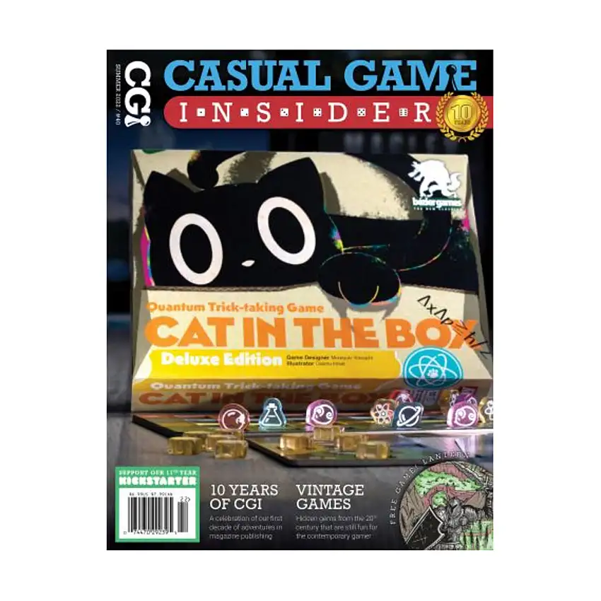 #40 "Cat in the Box, 10 Years of CGI, Vintage Games"